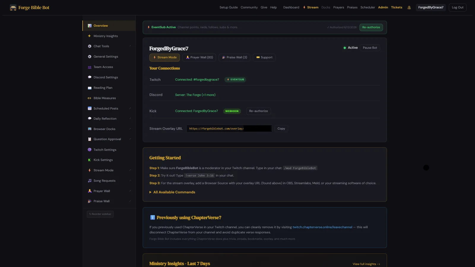 One dashboard